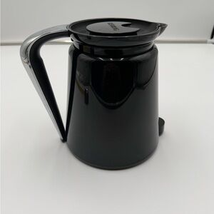 Keurig Carafe - Black Pitcher & Lid Coffee Pot Replacement-Silver Handle